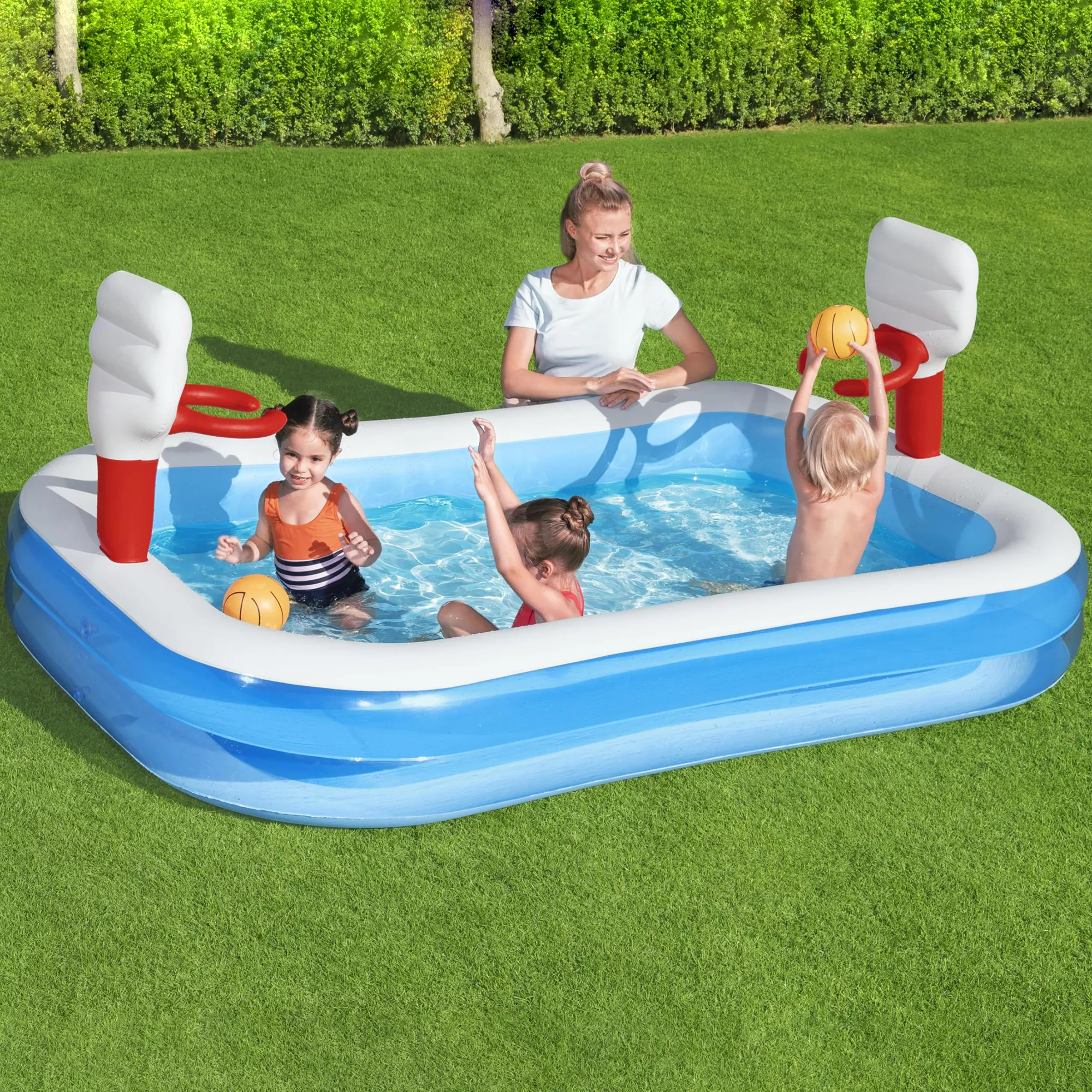 Bestway Bestway® Plain ABS Plastic & PVC Family Fun Pool (W) 1.68m X (L) 2.51m - Image 7