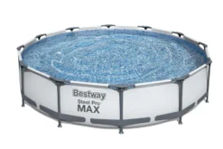 Bestway Steel Pro Max Polyvinyl Chloride (PVC) Family Swimming Pool (W) 3.97m X (L) 3.66m