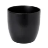 Black Ceramic Round Plant Pot (Dia)21.5cm
