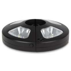 Blooma Alinda Black Battery-powered LED Parasol Light