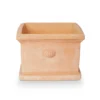 Blooma Mali White Washed Terracotta Square Plant Pot (Dia)35cm
