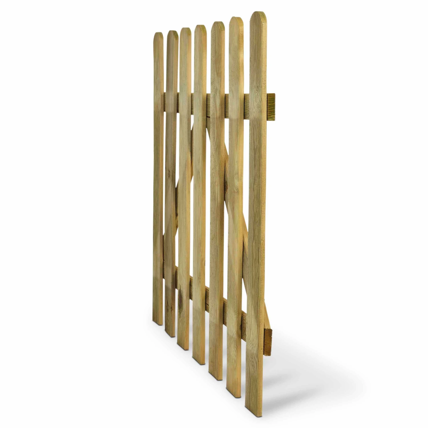 Blooma Mekong Wood Round Top Gate, (H)1m (W)1m - Image 2