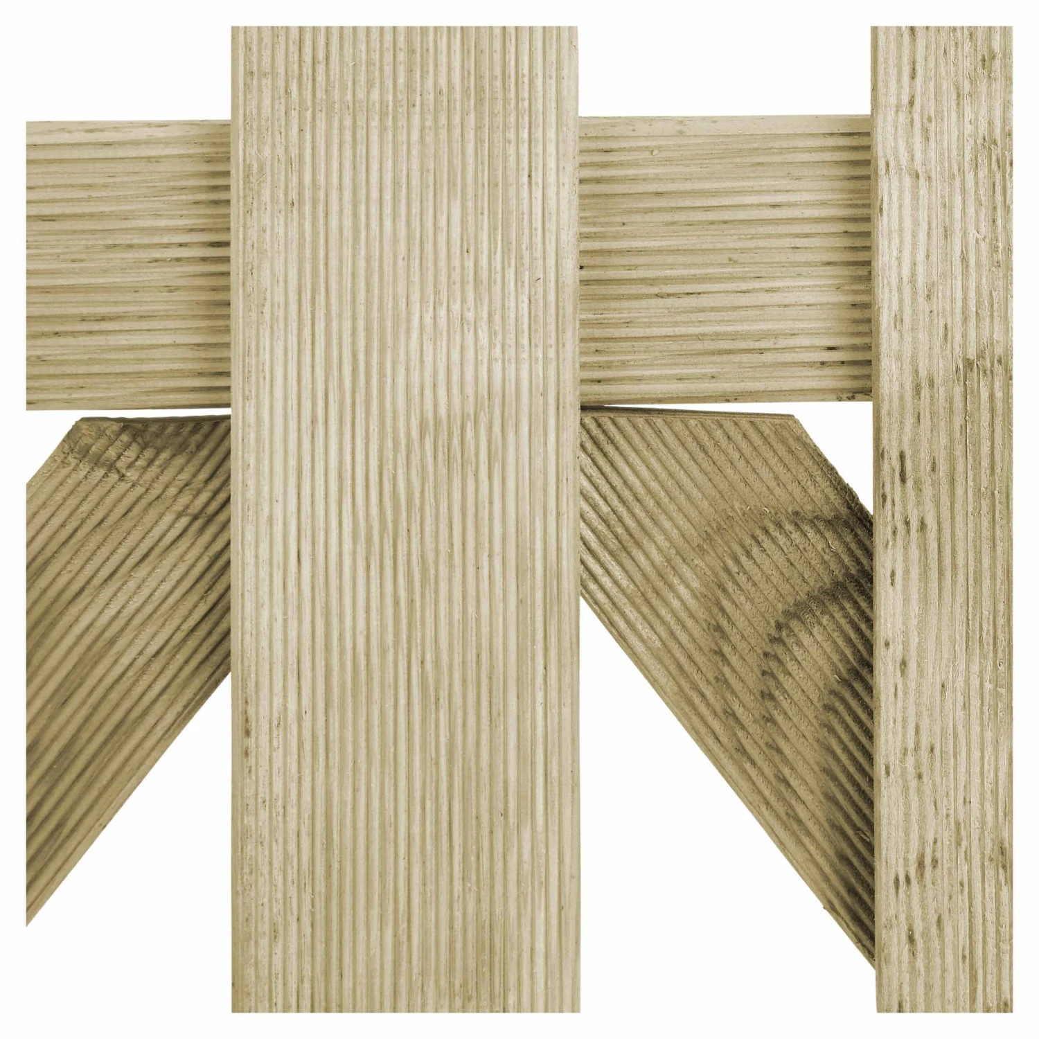 Blooma Mekong Wood Round Top Gate, (H)1m (W)1m - Image 5