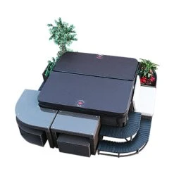 Canadian Spa Company Brown Corner Bar & Stools