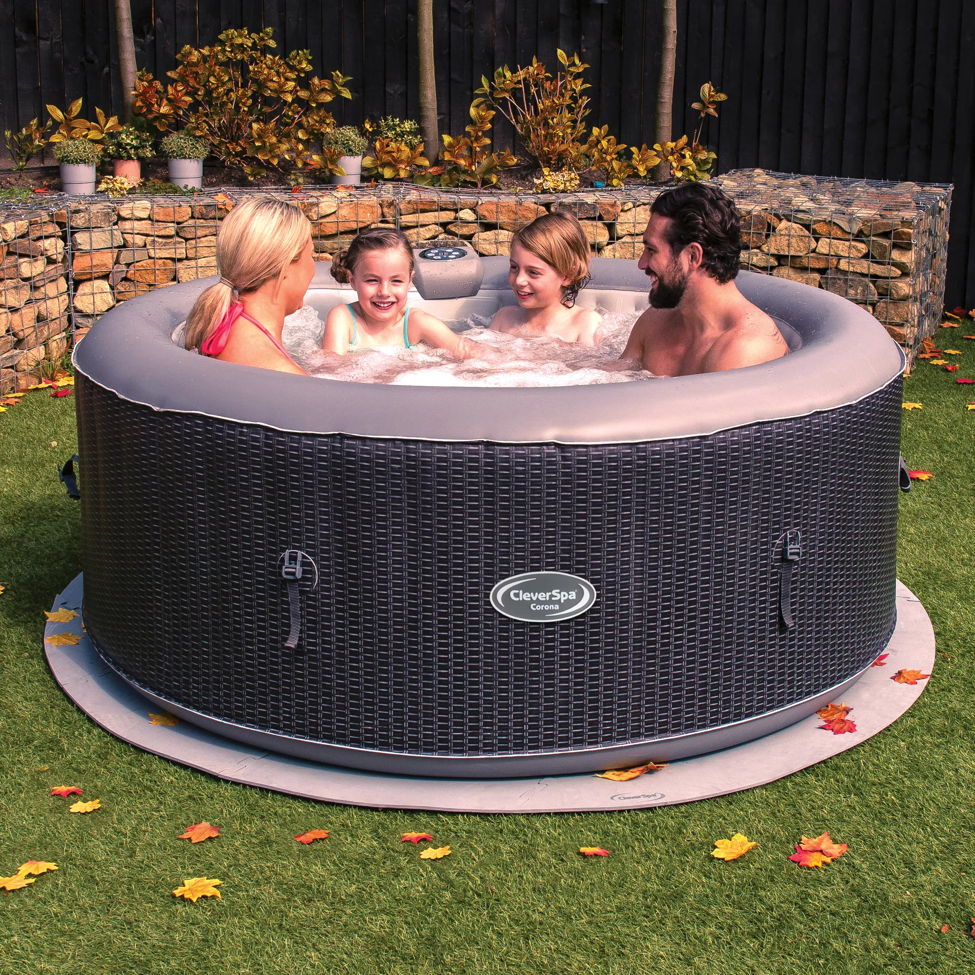 CleverSpa Grey Floor Protector (Dia)1.96m - Image 4