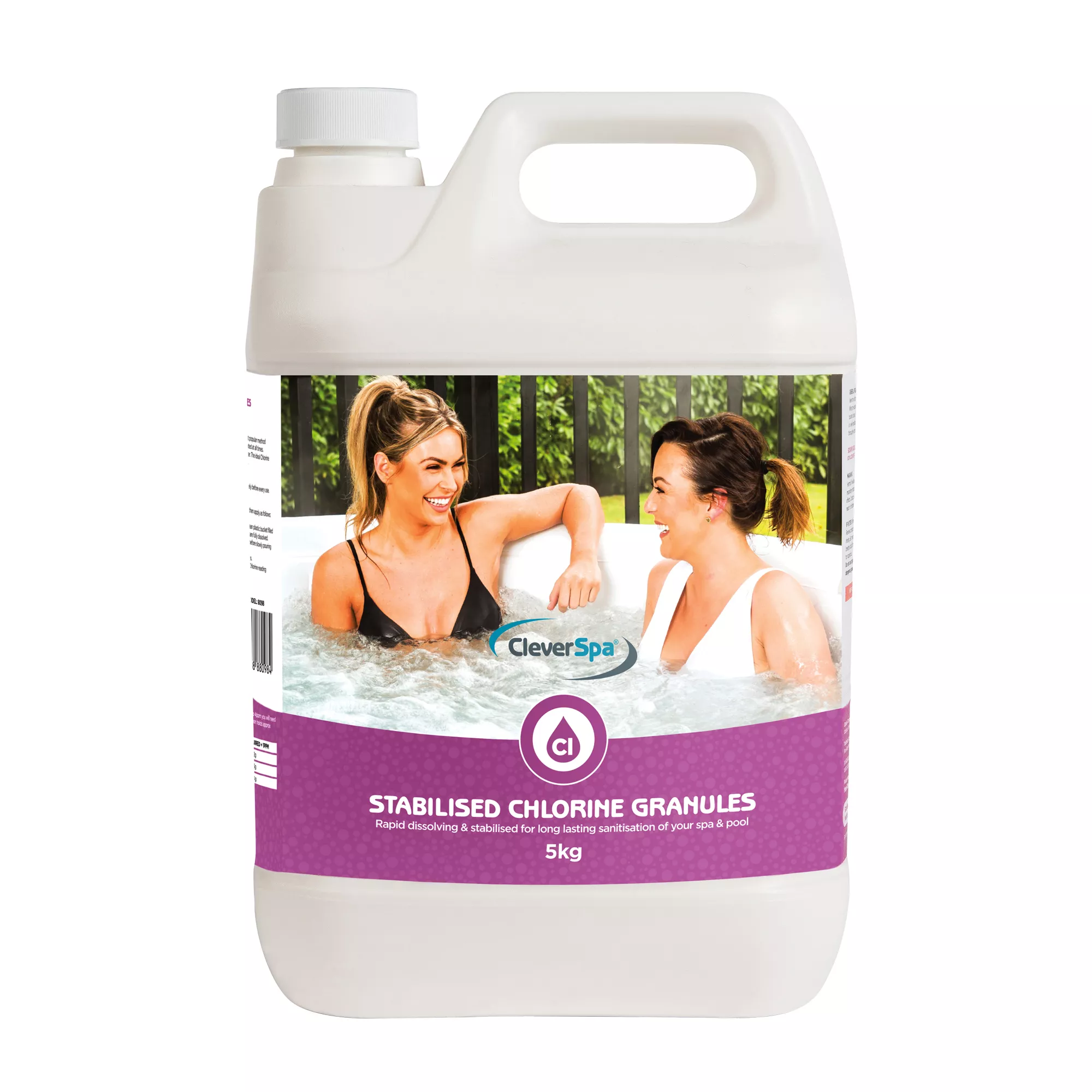 CleverSpa Hot Tub & Swim Spa Chlorine Granules 5kg