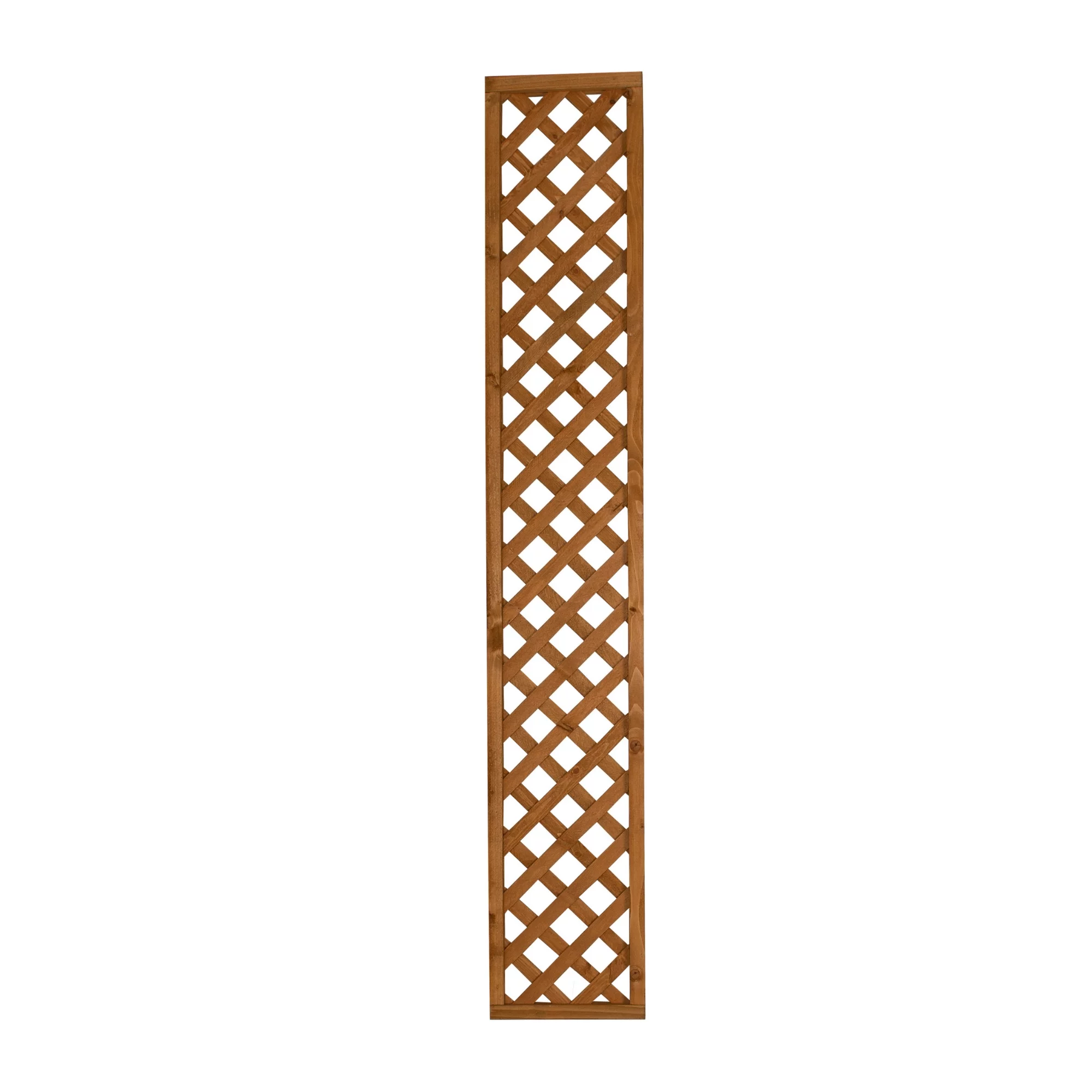 Diamond Pine Trellis Panel, Pack Of 3 (W)183cm X (H)32cm