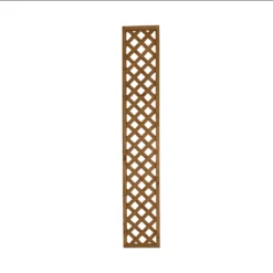 Diamond Pine Trellis Panel, Pack Of 4 (W)183cm X (H)32cm