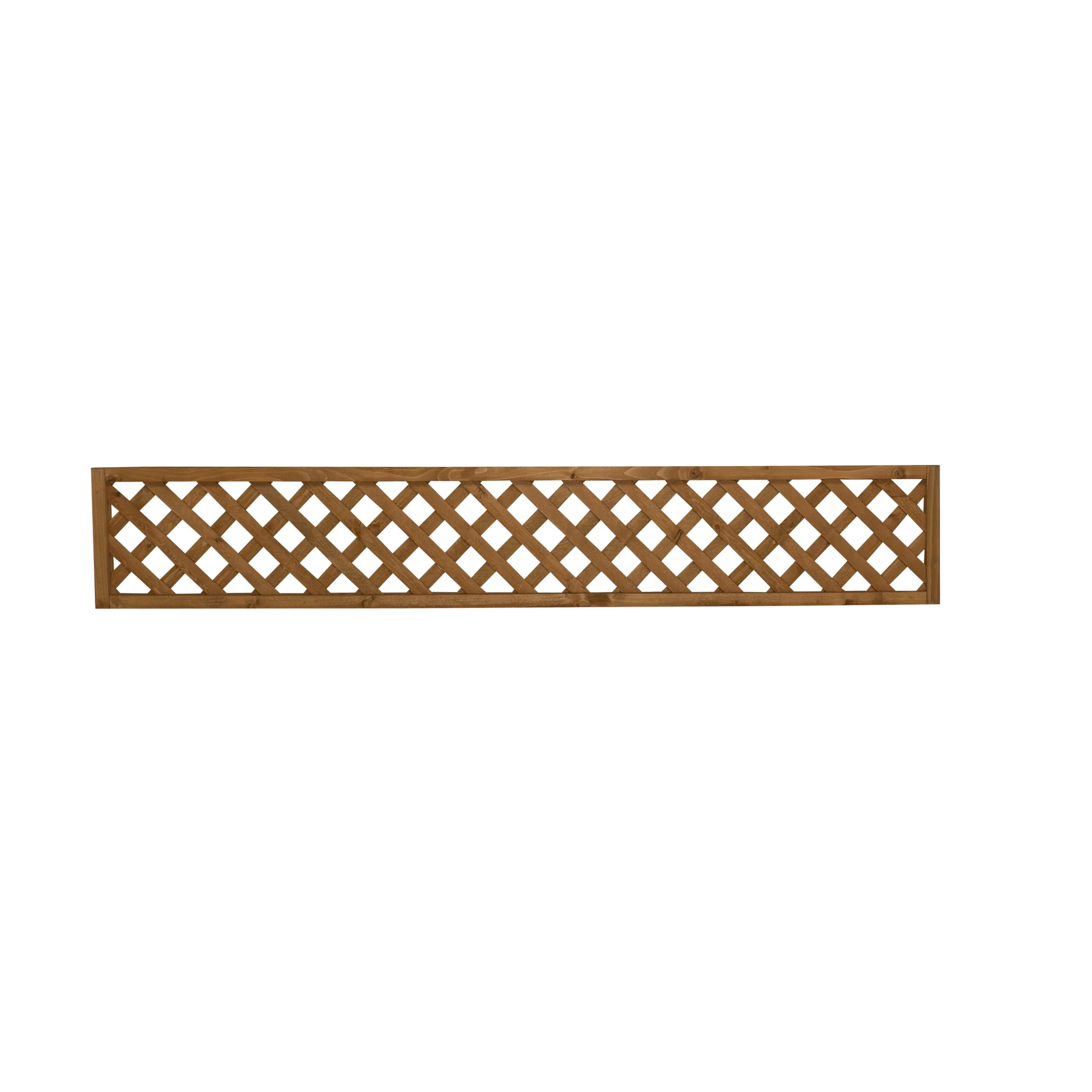 Diamond Pine Trellis Panel, Pack Of 5 (W)183cm X (H)32cm - Image 3