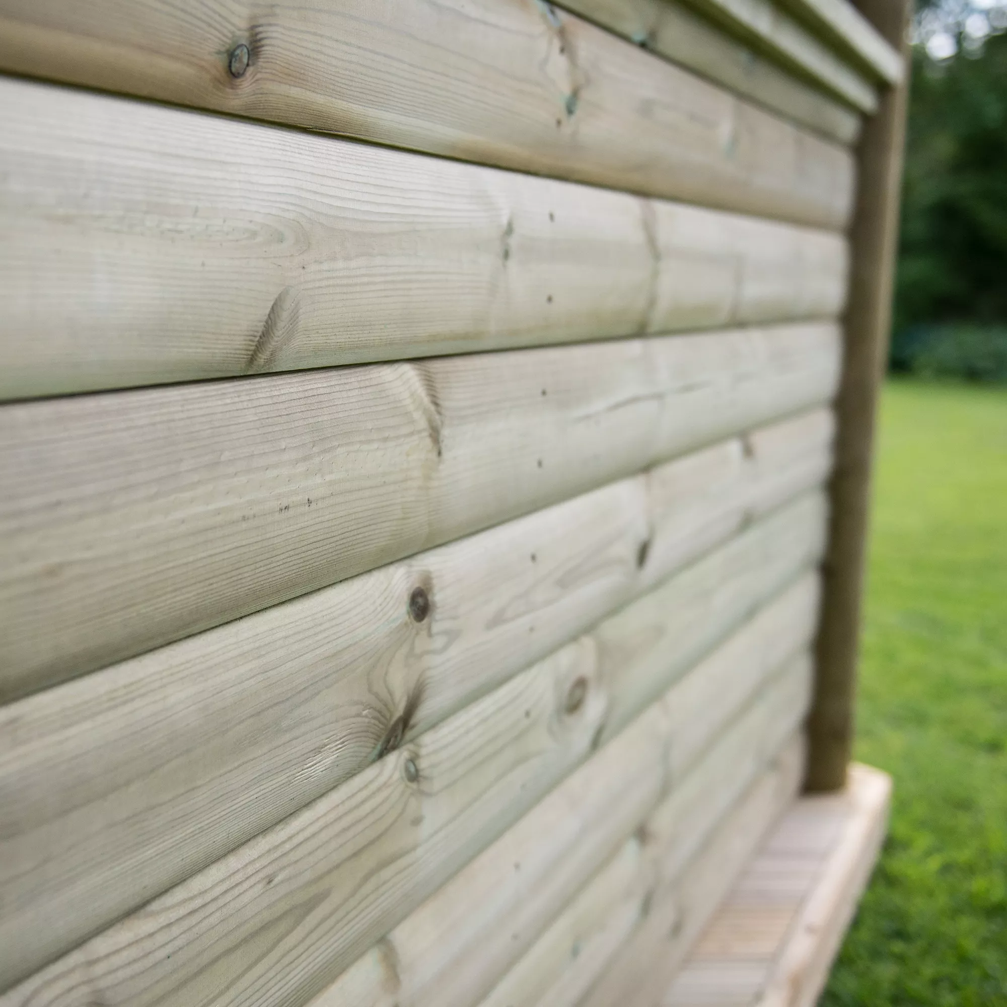 Forest Garden Hexagonal Gazebo With Cedar Roof, (W)4.9m (D)4.24m - Image 5