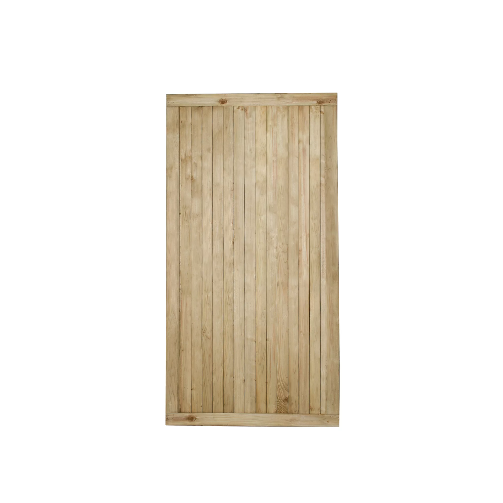 Forest Garden Noise Reduction Wood Slatted Gate, (H)1.8m (W)0.9m - Image 2