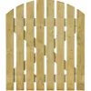 Grange Timber Domed Gate, (H)1.05m (W)0.9m