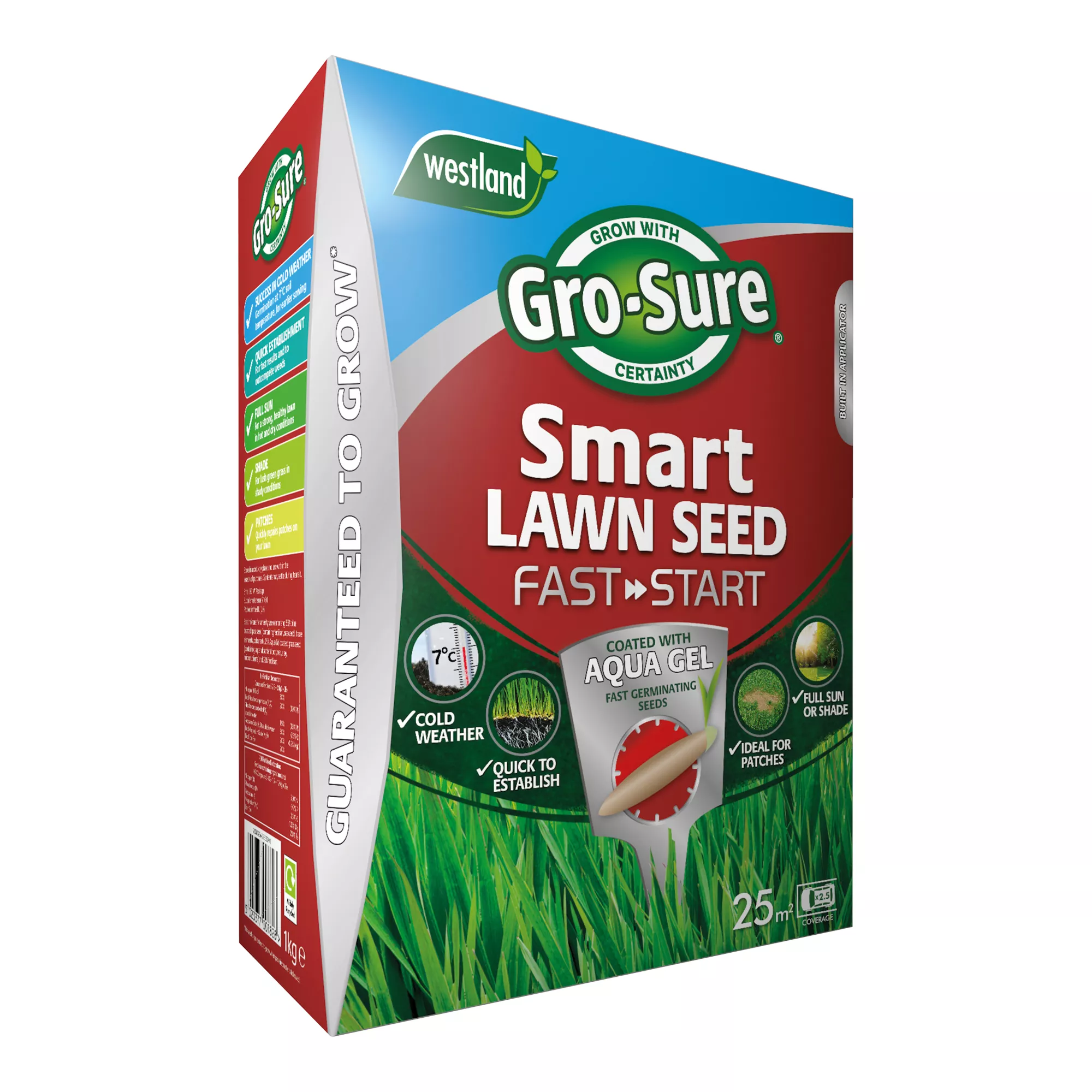Gro-Sure Lawn Fertiliser 25m² 1kg - Image 2