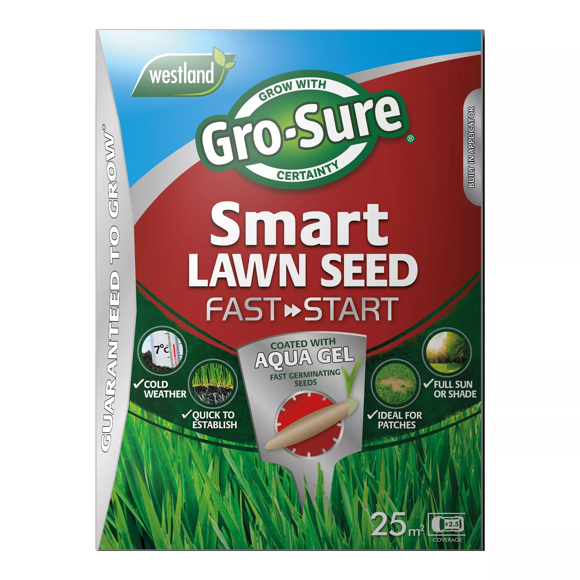 Gro-Sure Lawn Fertiliser 25m² 1kg