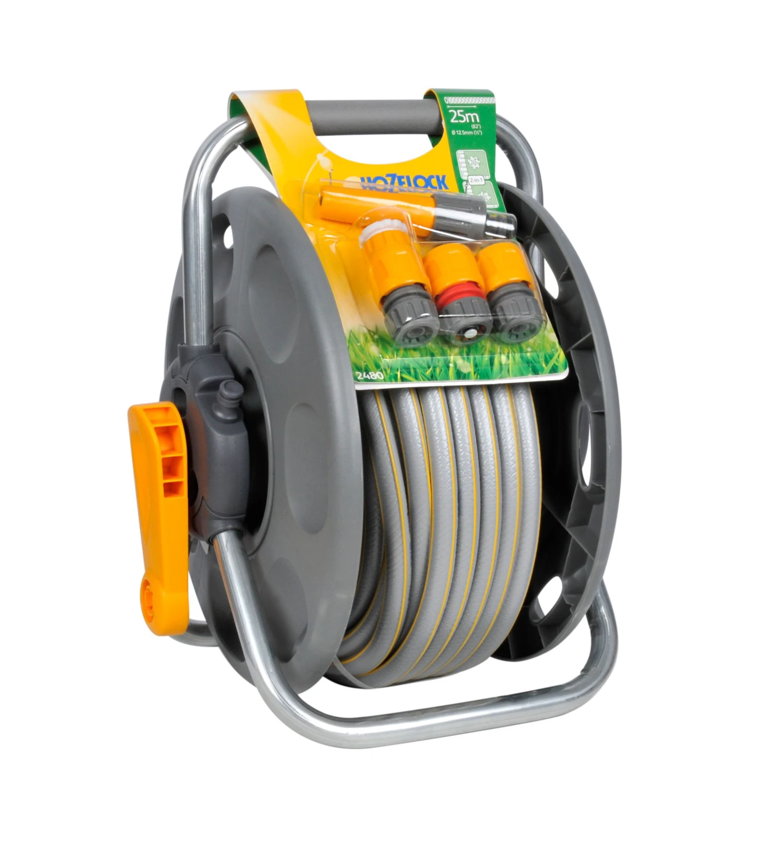Hozelock 2 In 1 Freestanding Hose Pipe Set (L)25m - Image 4