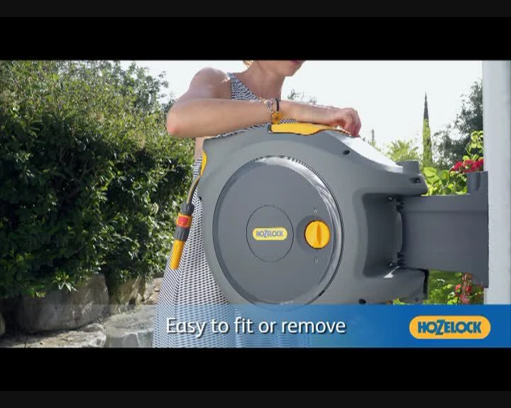 Hozelock Auto-reel Wall-mounted Hose Reel & Hose (L)30m - Image 2