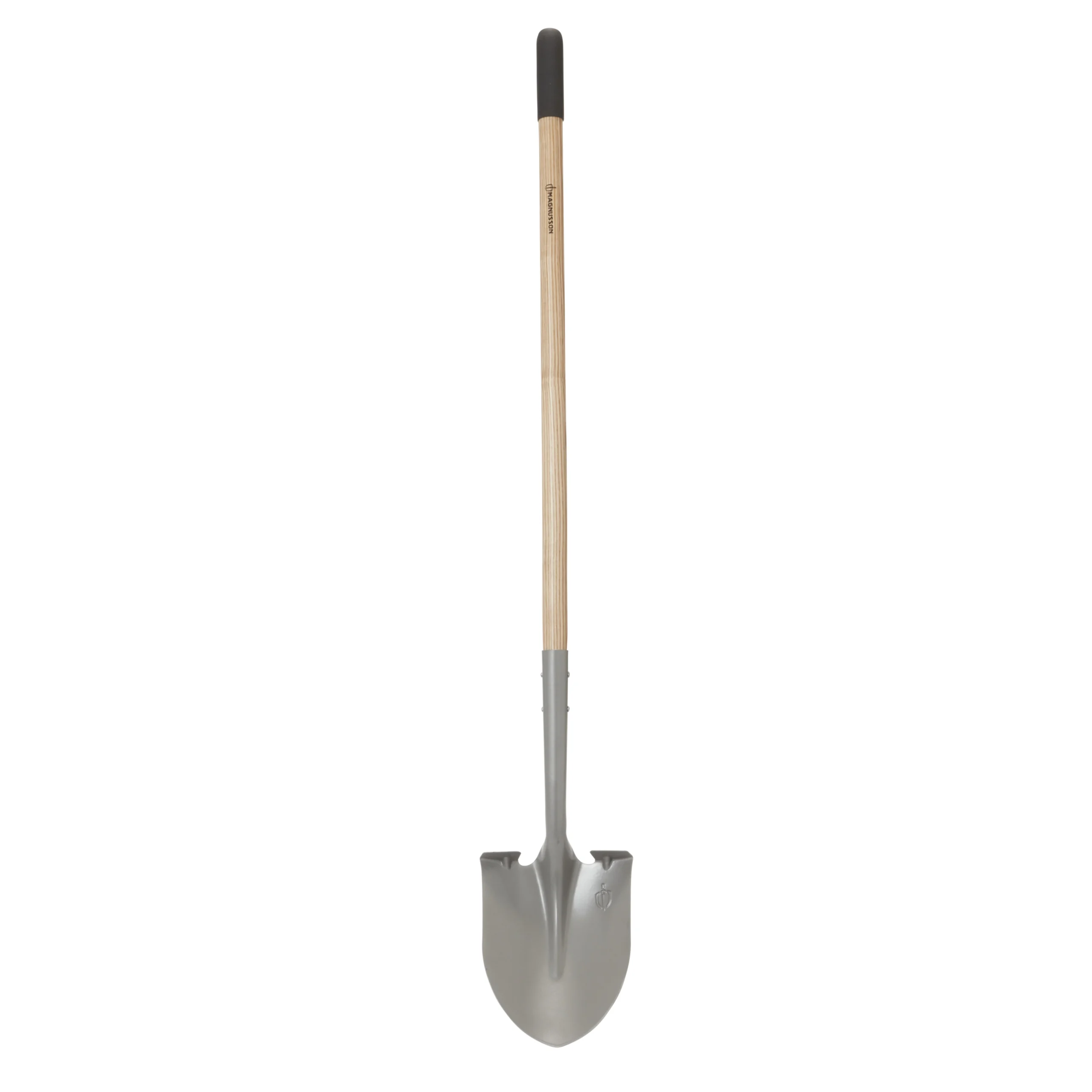 Magnusson Wooden Pointed Straight Handle Shovel - Image 2