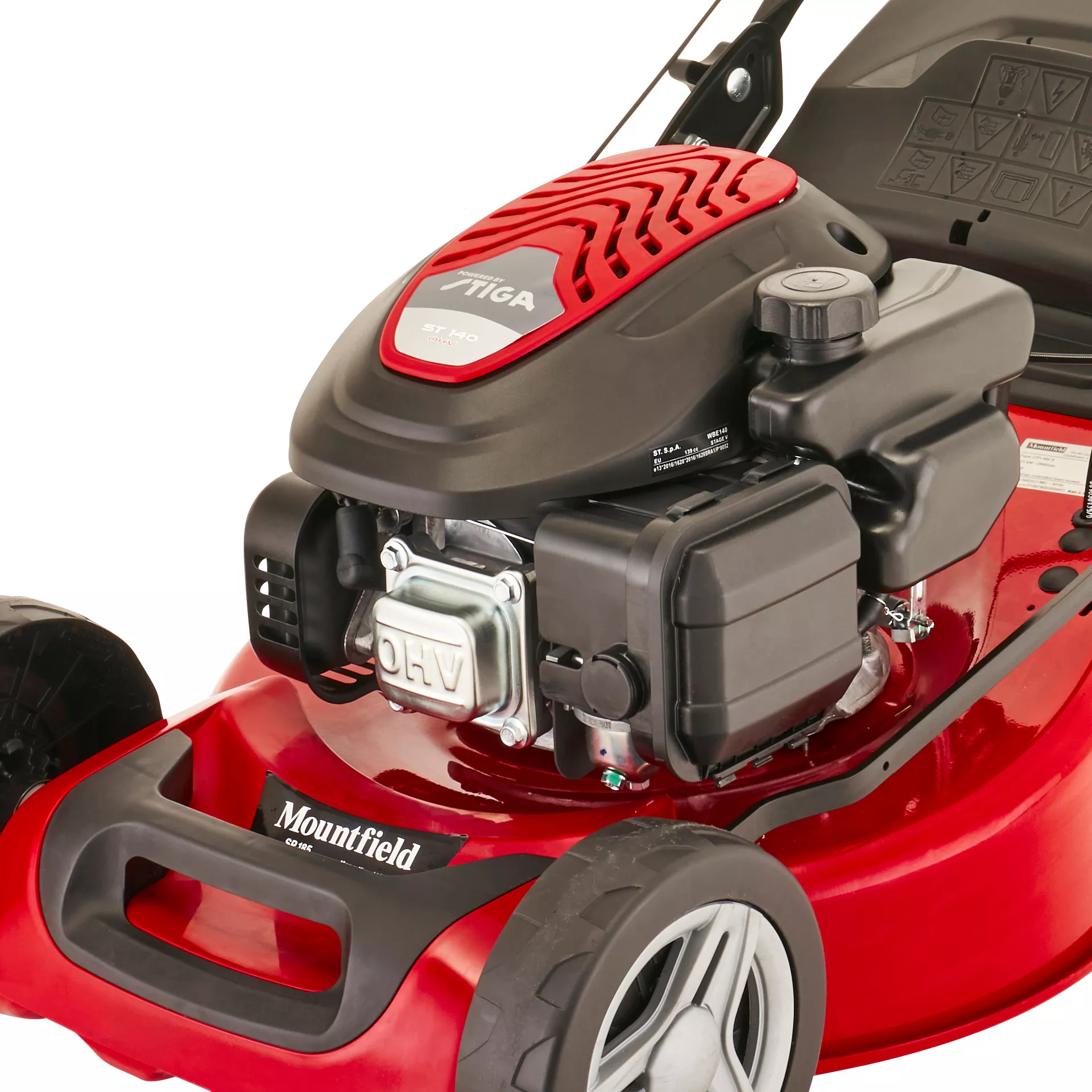 Mountfield SP185 139cc Petrol Rotary Lawnmower - Image 11