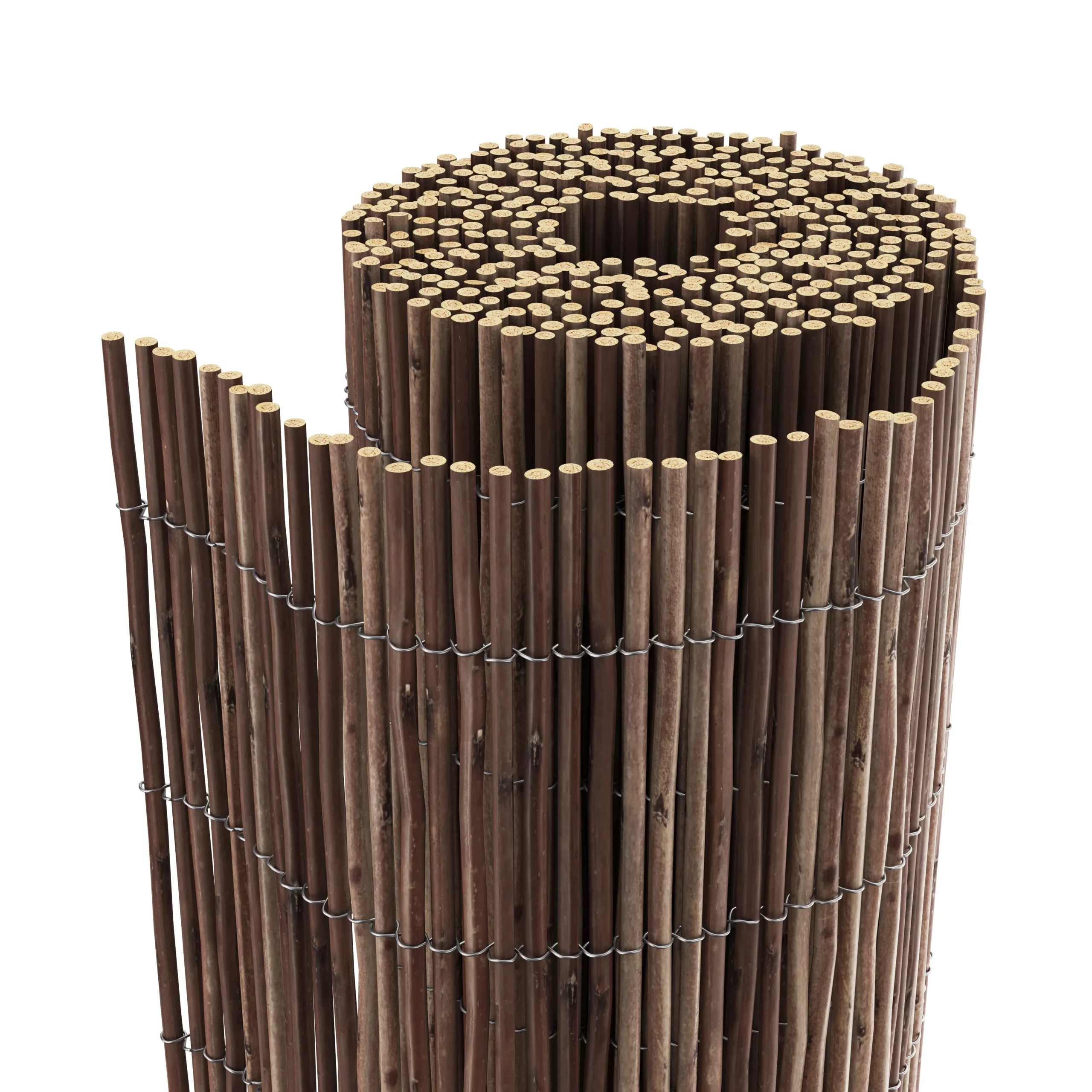 Natural Wicker Garden Screen (H)1.8m (W)3m - Image 2