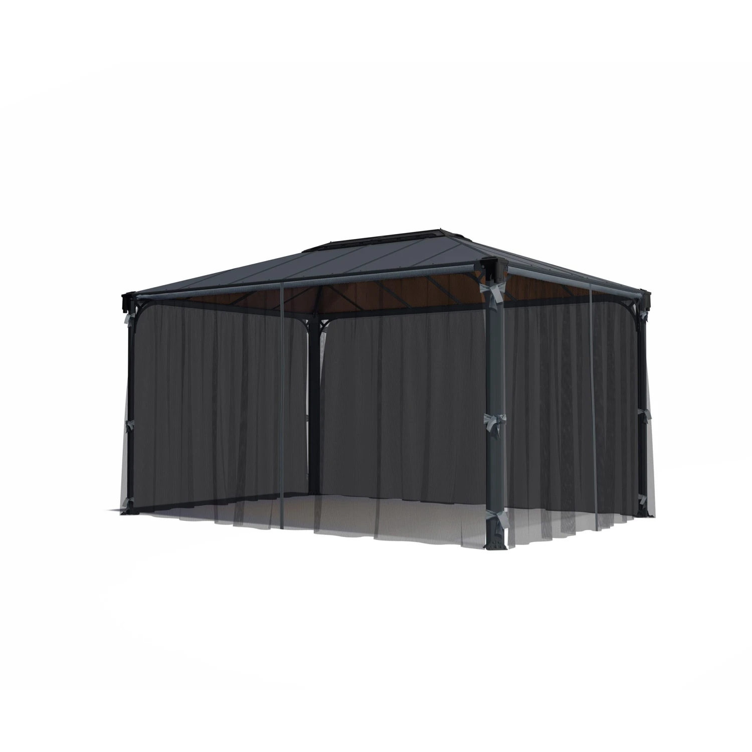 Palram - Canopia 4K Series Grey Polyester (PES) Gazebo Net (L)2170mm (W)4360mm
