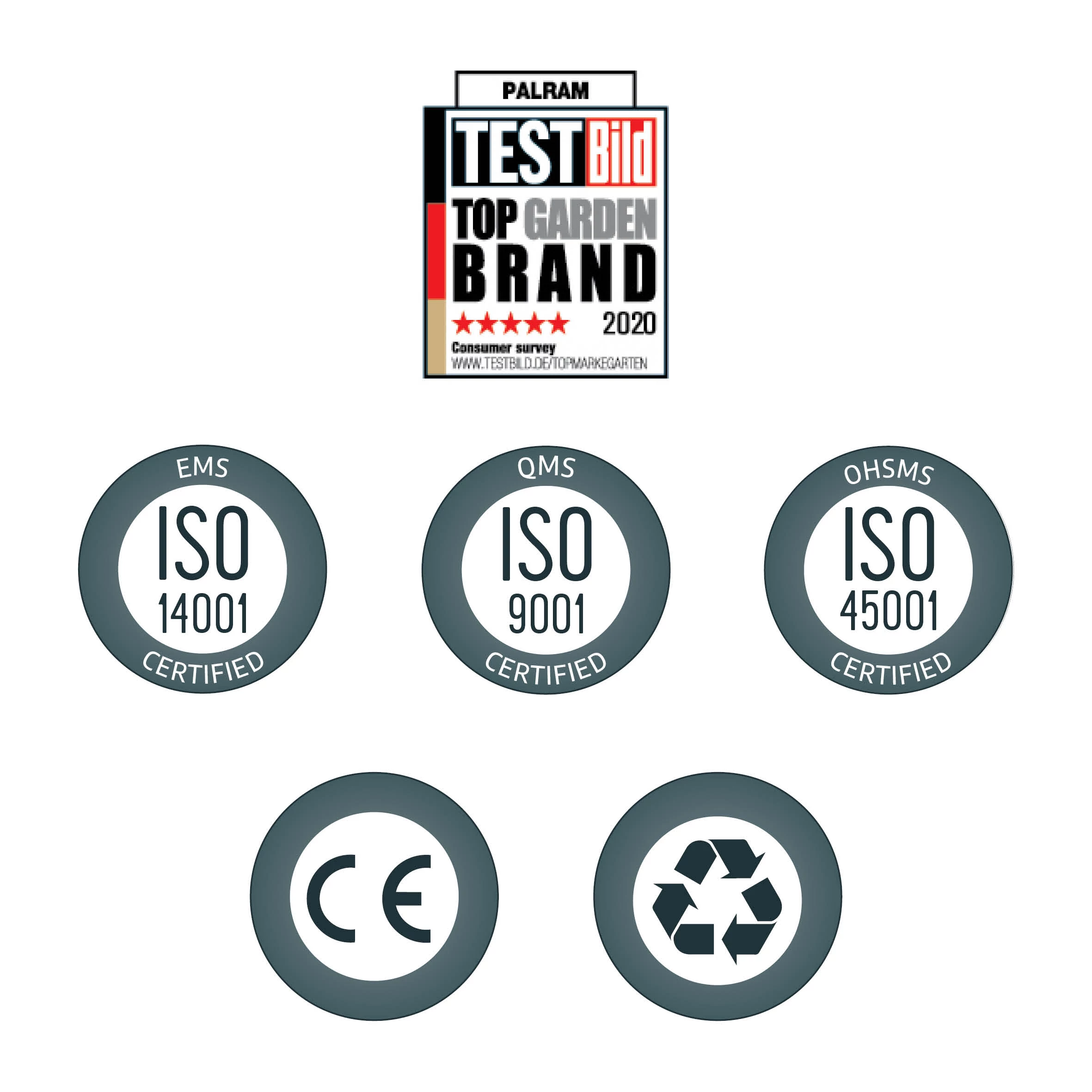 Palram - Canopia Feria Grey Non-retractable Awning, (L)4.25m (H)3.05m (W)3.85m - Image 9