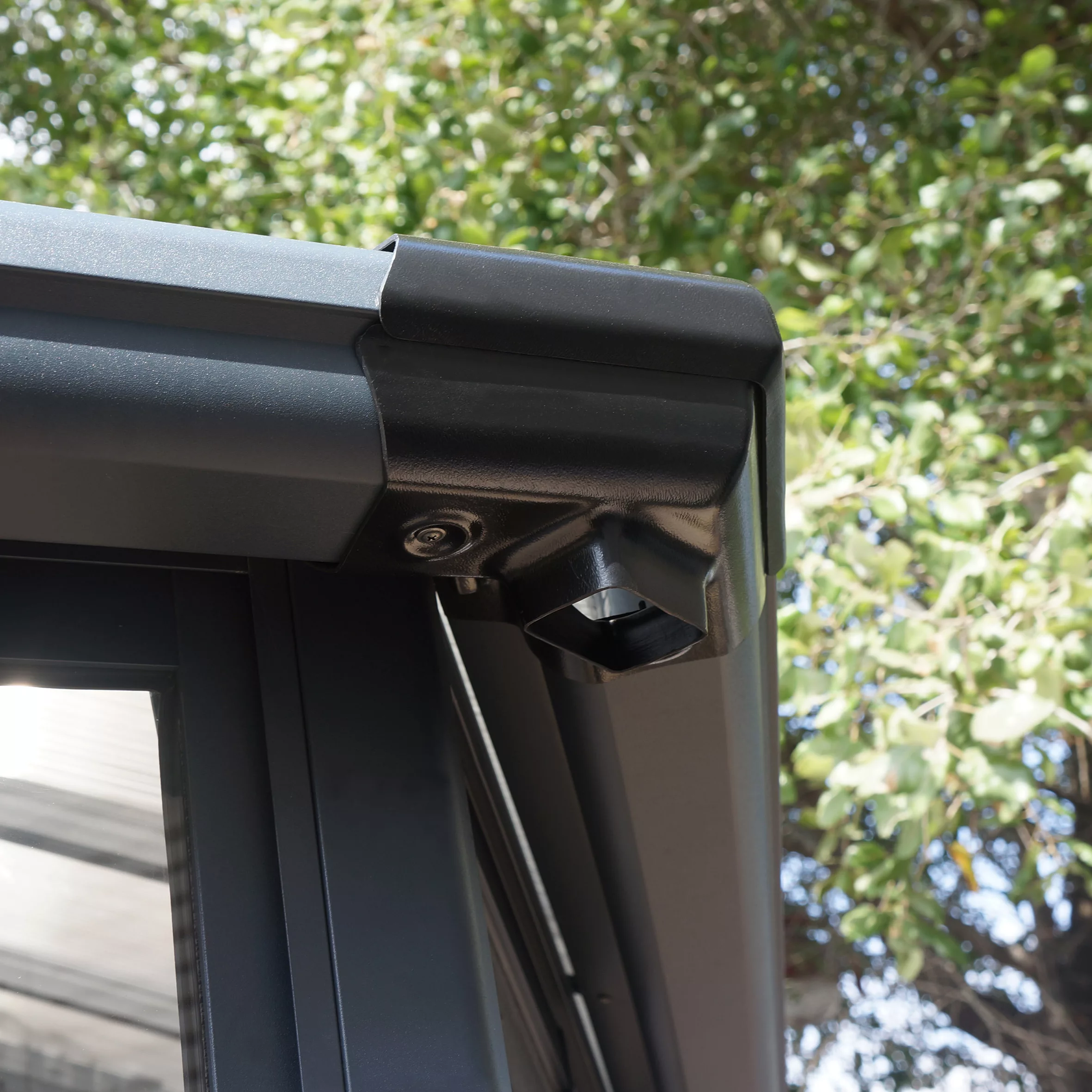 Palram - Canopia Garda Grey Hexagonal Gazebo, (W)5.17m (D)5.95m - Assembly Required - Image 6