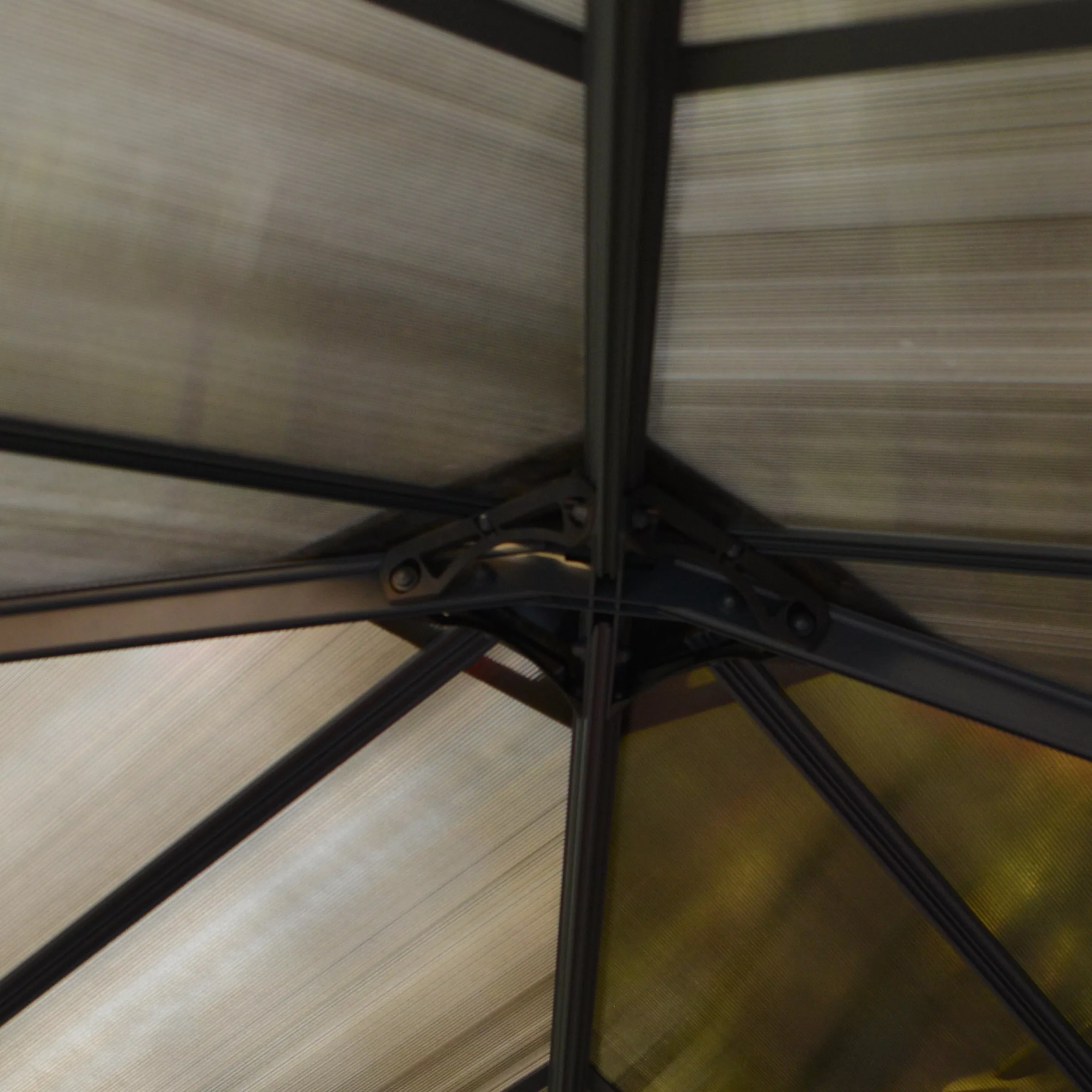 Palram - Canopia Ledro Grey Rectangular Gazebo, (W)4.3m (D)2.96m - Assembly Required - Image 4