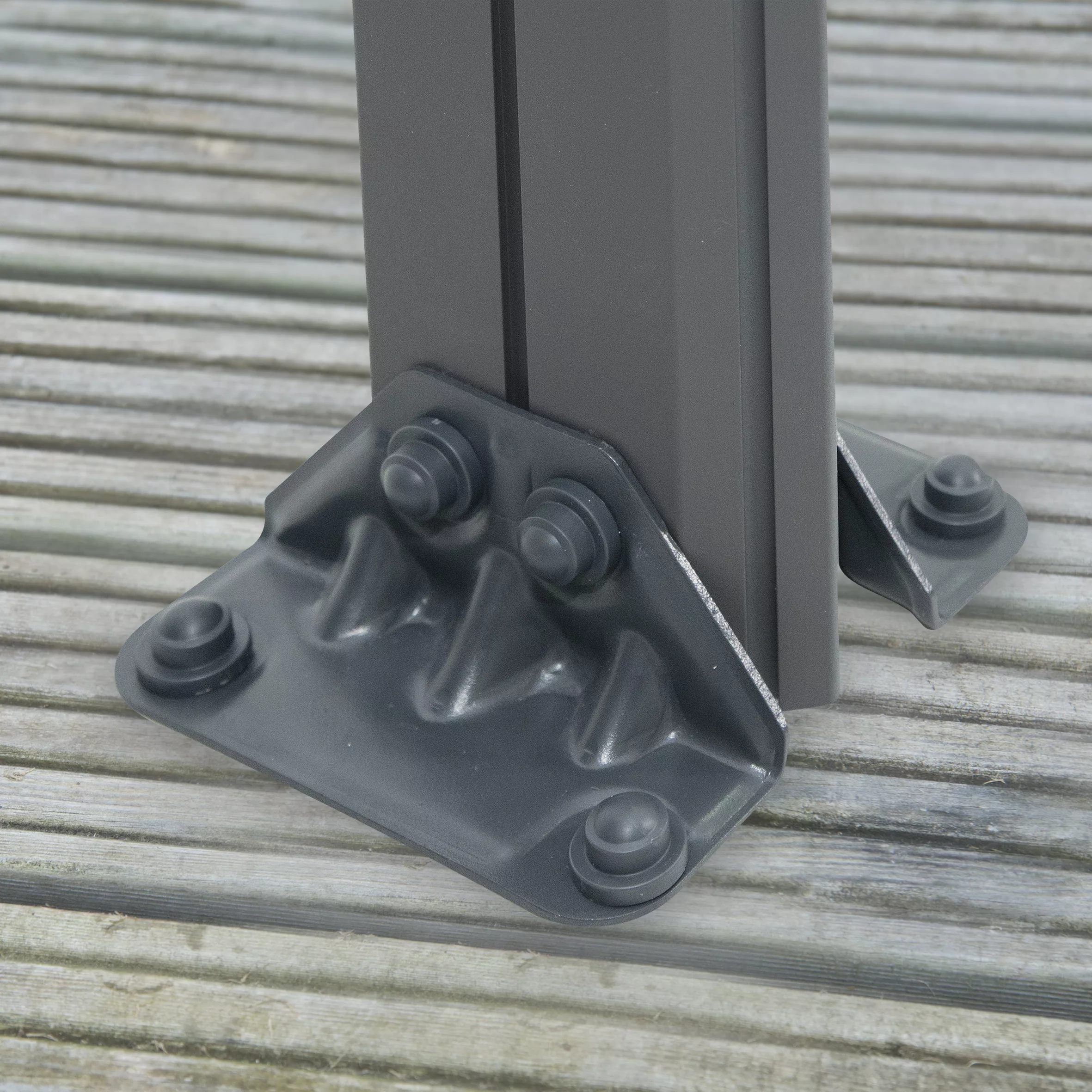 Palram - Canopia Monaco Grey Hexagonal Gazebo, (W)4.5m (D)3.9m - Assembly Required - Image 5