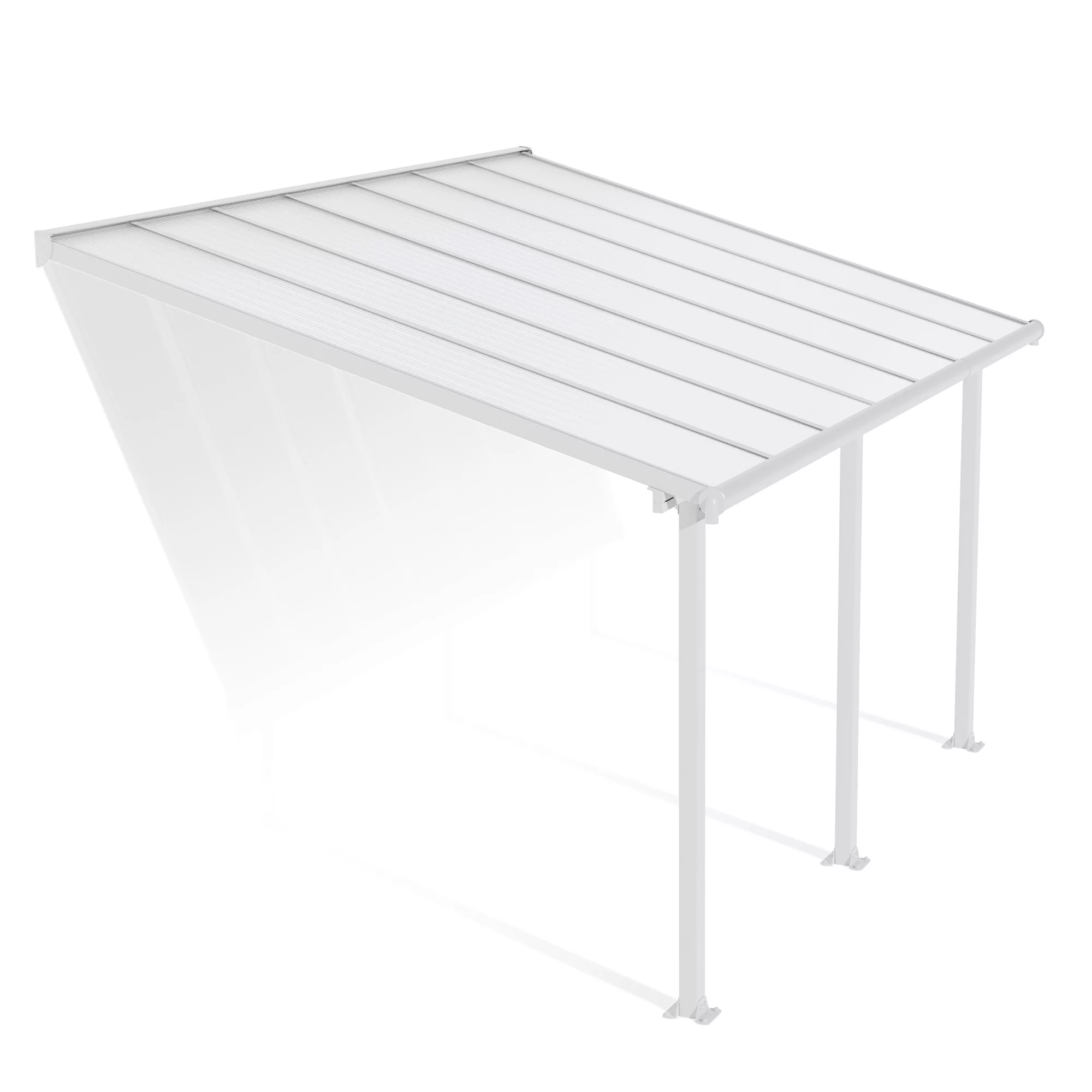 Palram - Canopia Olympia White Non-retractable Awning, (L)4.25m (H)3.05m (W)2.95m - Image 2