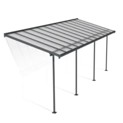 Palram - Canopia Sierra Grey Non-retractable Awning, (L)6.71m (H)3m (W)2.28m
