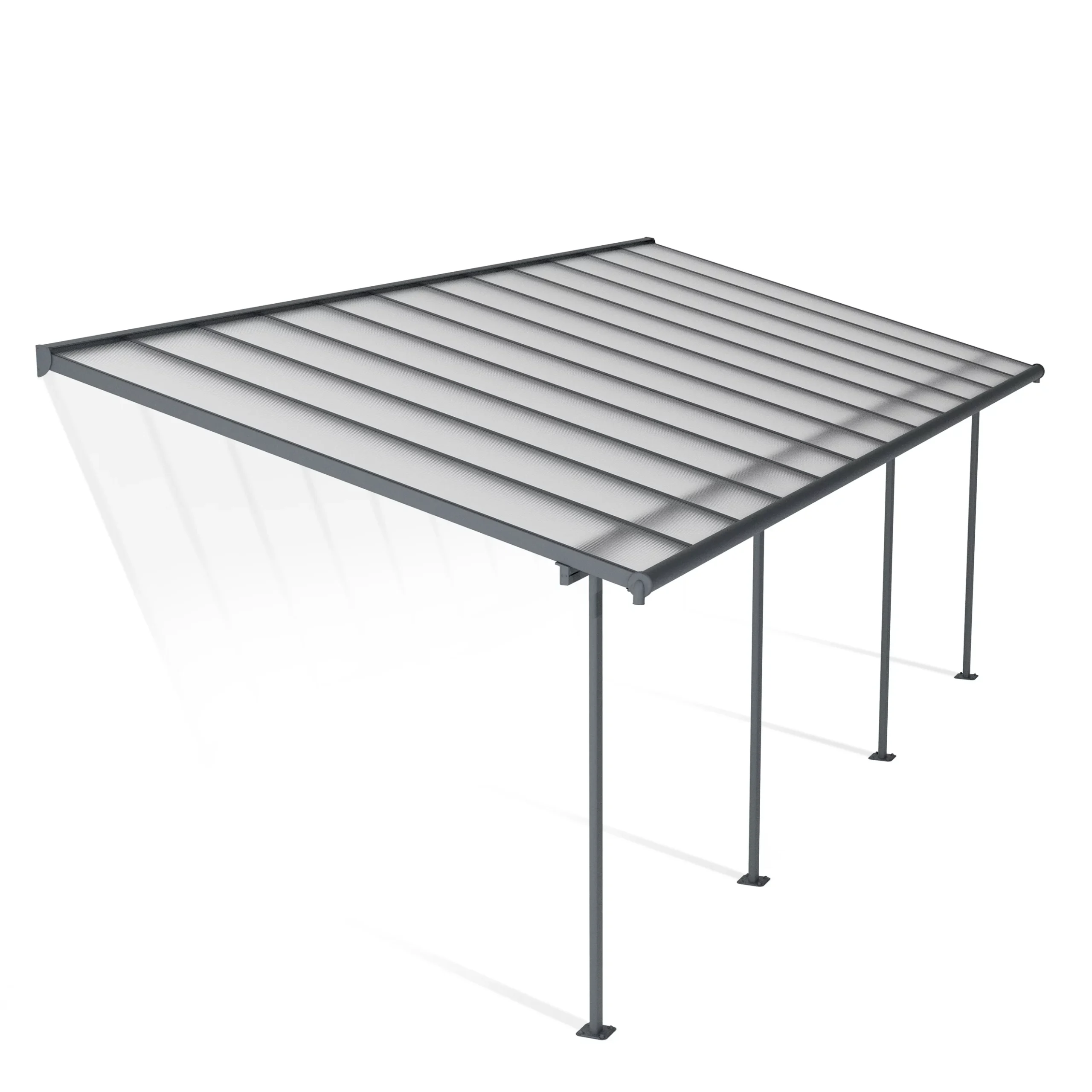 Palram - Canopia Sierra Grey Non-retractable Awning, (L)7.39m (H)3.05m (W)2.95m - Image 2