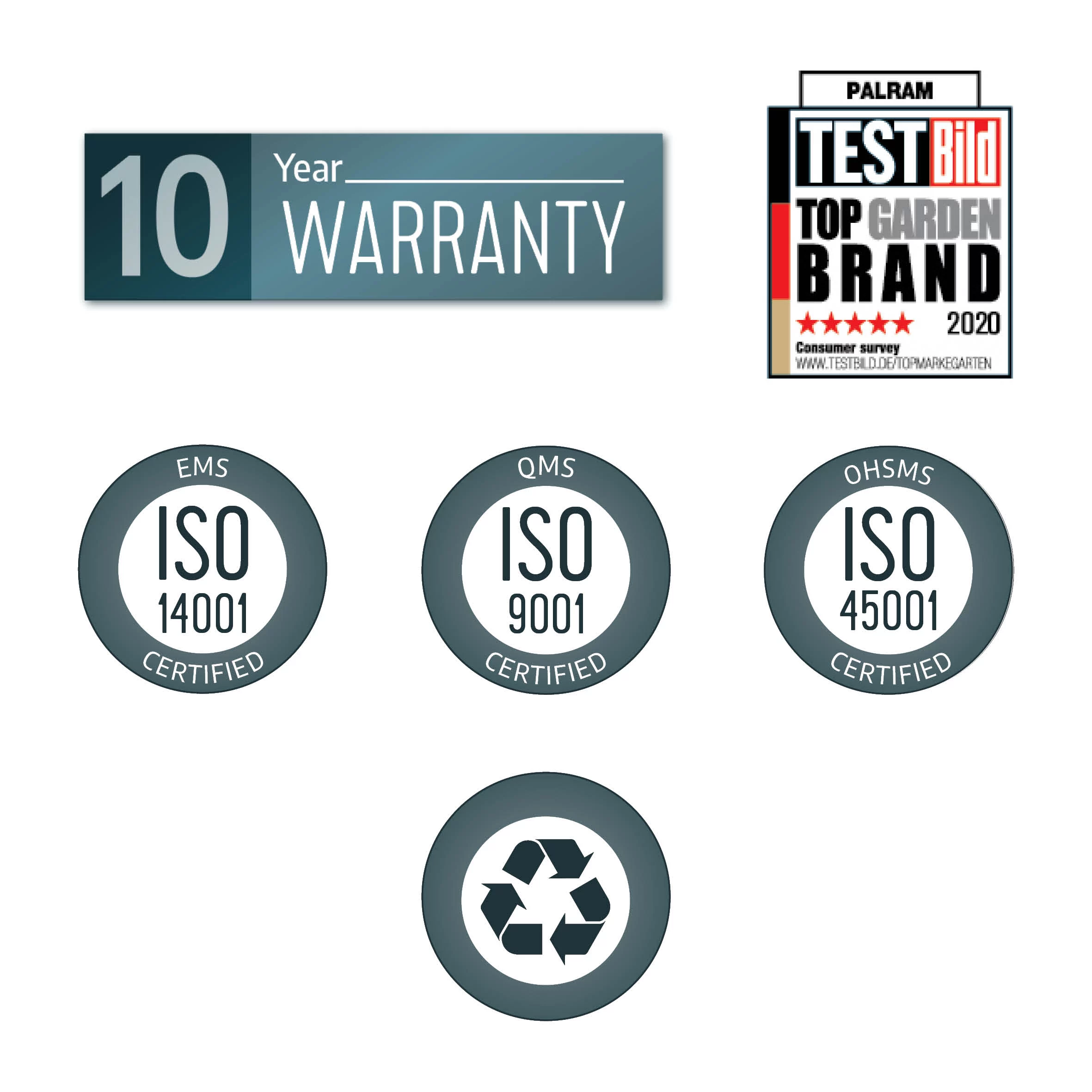 Palram - Canopia Tucson Grey Rectangular Gazebo, (W)4.3m (D)3.59m - Assembly Required - Image 9