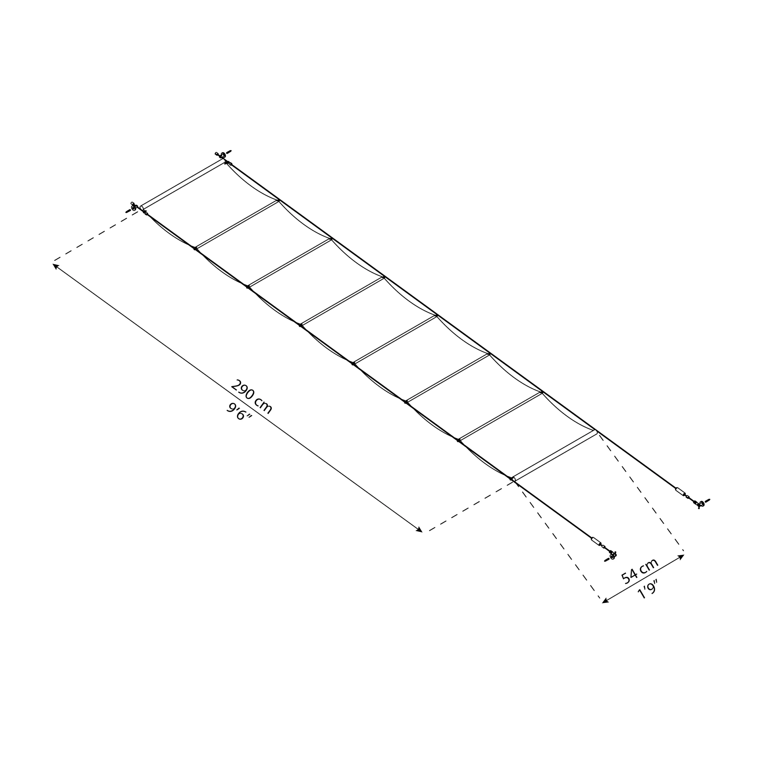 Palram - Canopia White Patio Cover Roof Blind - Image 8