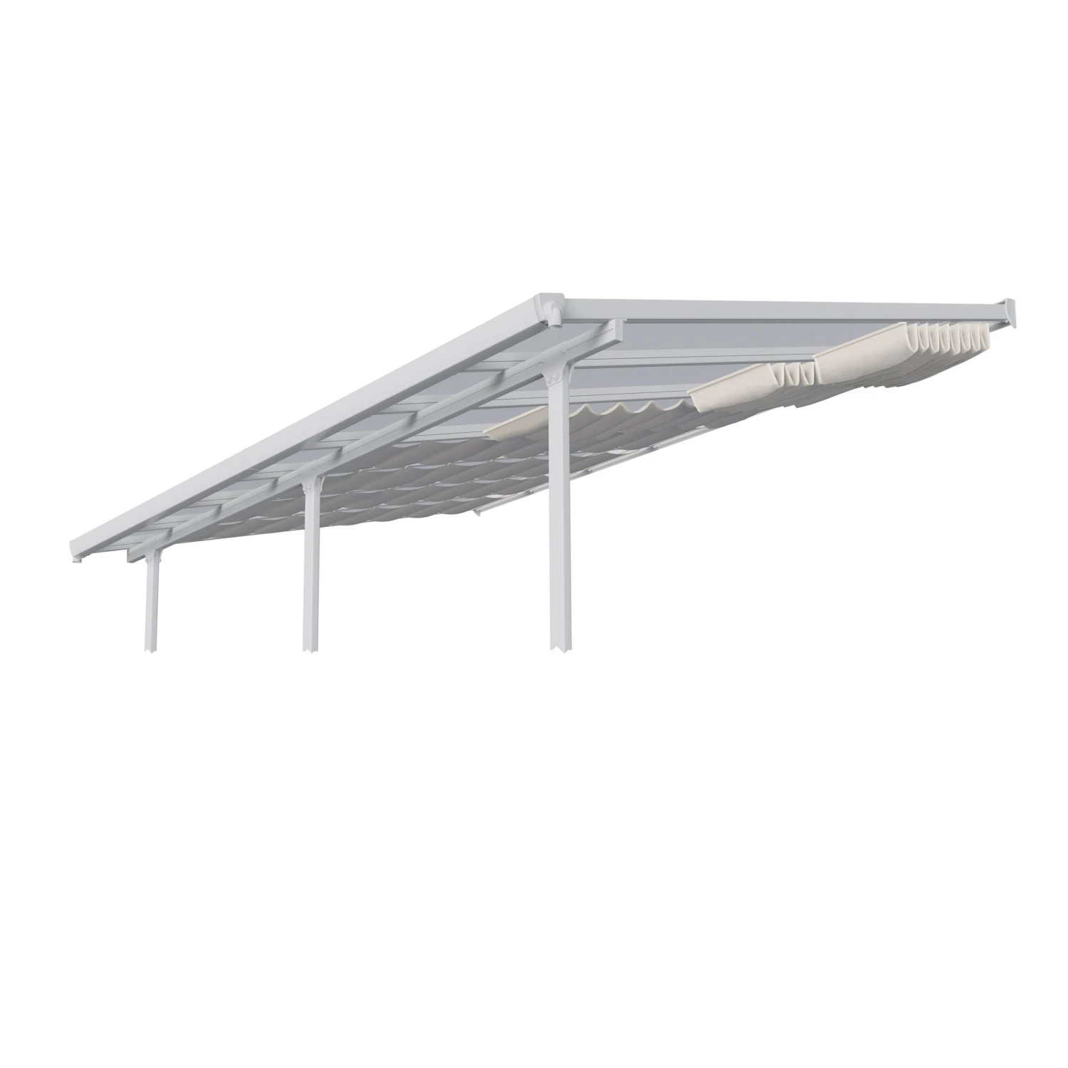 Palram - Canopia White Patio Cover Roof Blind - Image 2