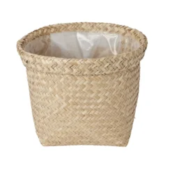 Seagrass Herringbone Plant Pot (Dia)26.5cm