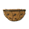 Smart Garden Leaf Natural Round Coco Liner Hanging Basket, 40cm