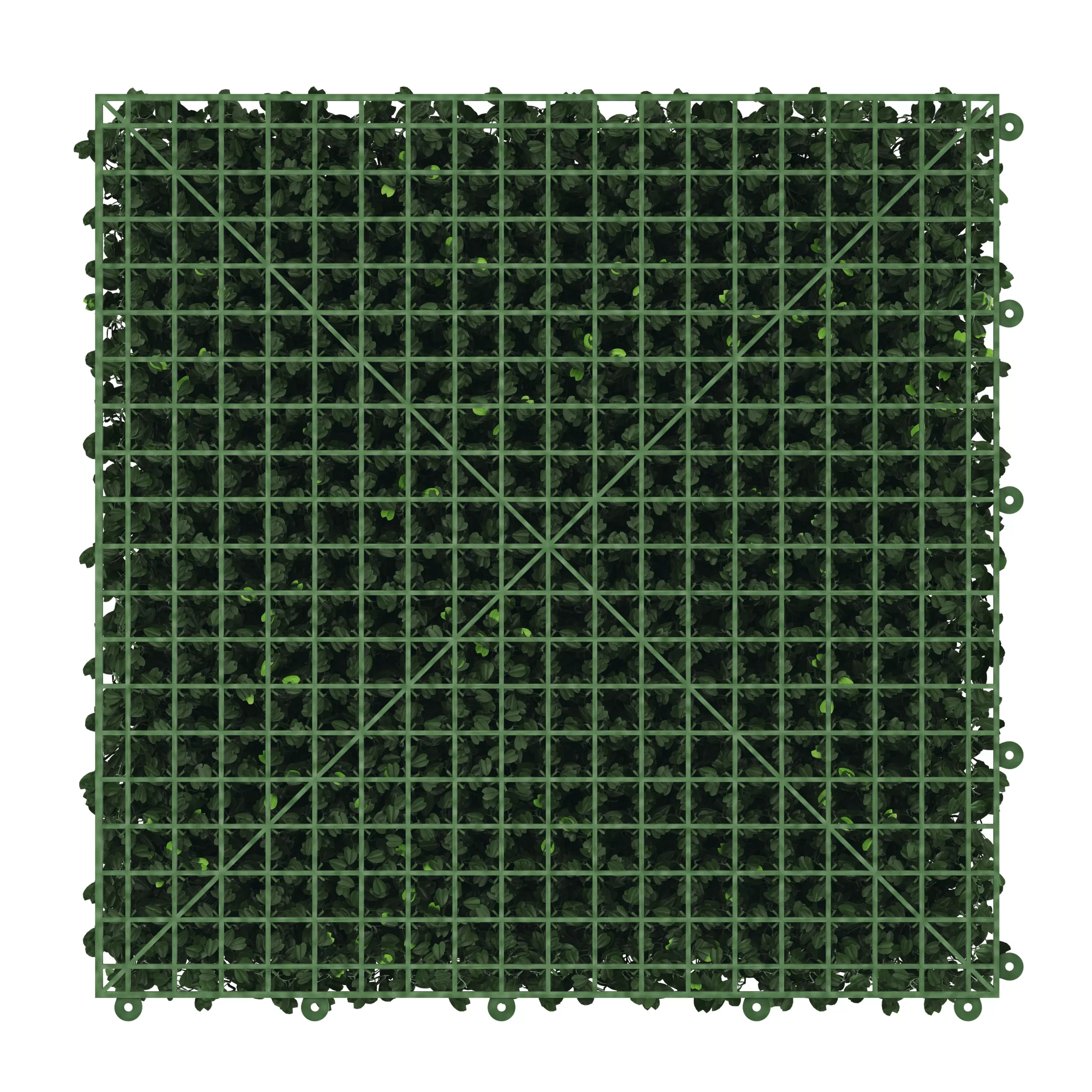 Vertical Square Artificial Plant Wall, (H)0.5m (W)0.5m - Image 2