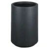 Verve Ammer Dark Grey Fibreclay Circular Plant Pot (Dia)37cm