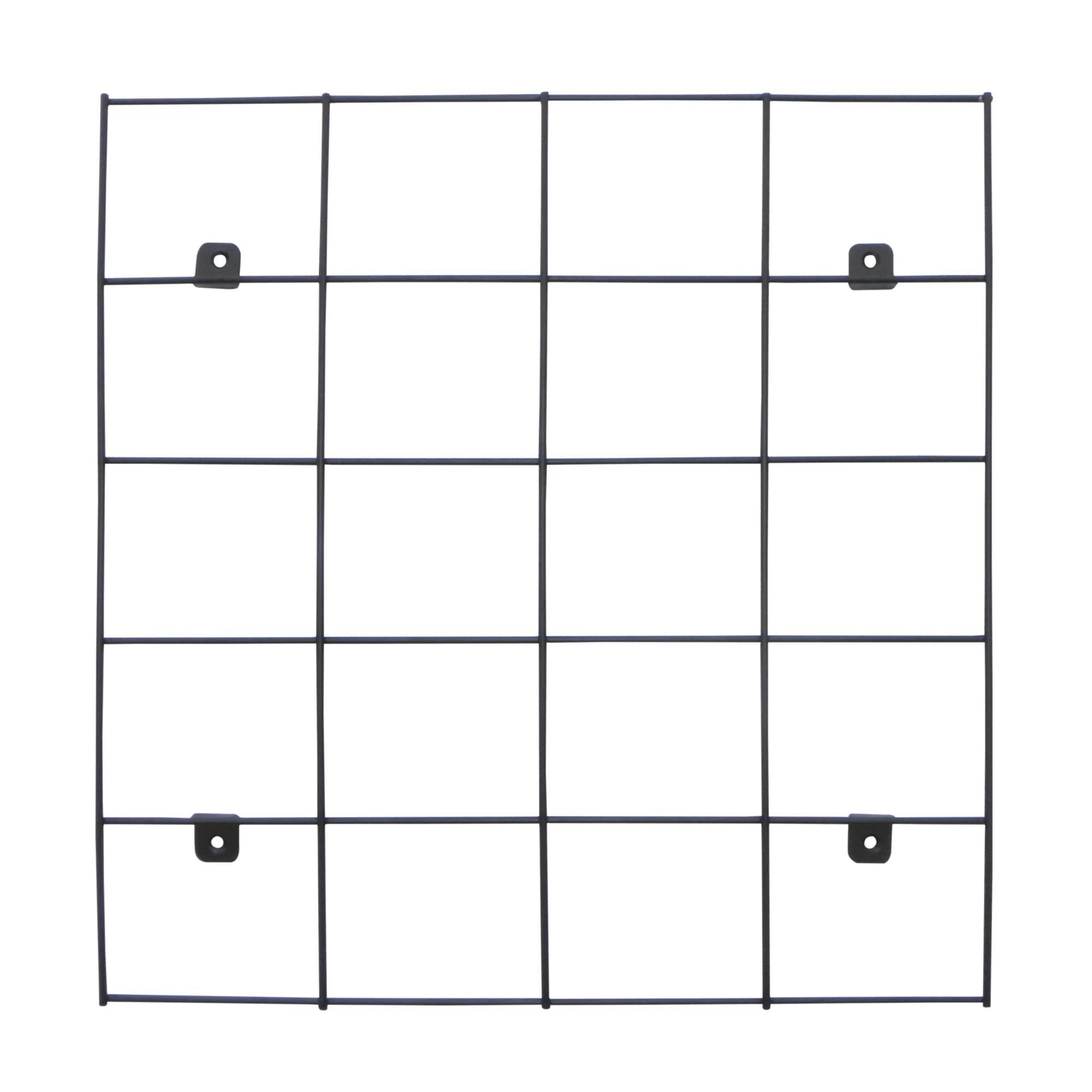 Verve Matt Black Metal Wall Rack - Image 2