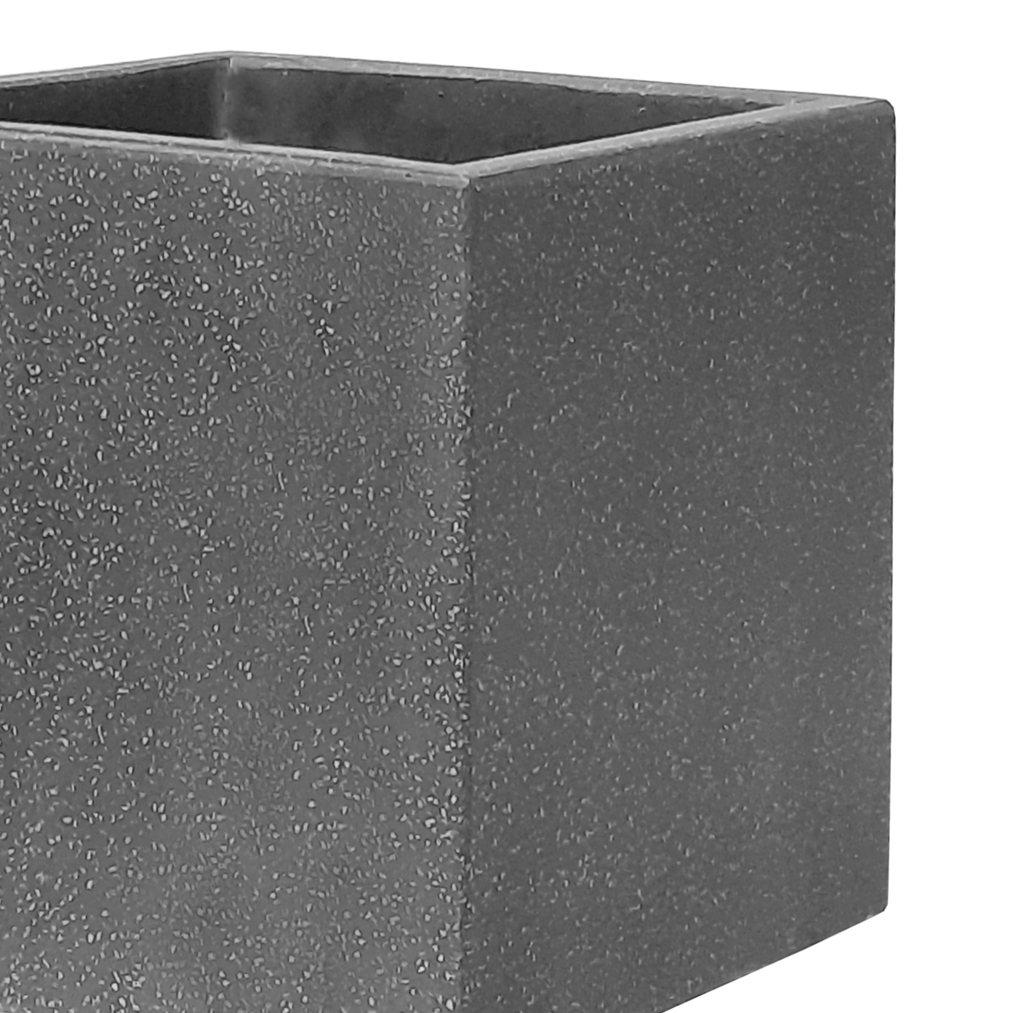Verve Nore Dark Grey Square Planter - Image 2