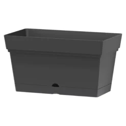 Verve Nurgul Dark Grey Rectangular Trough