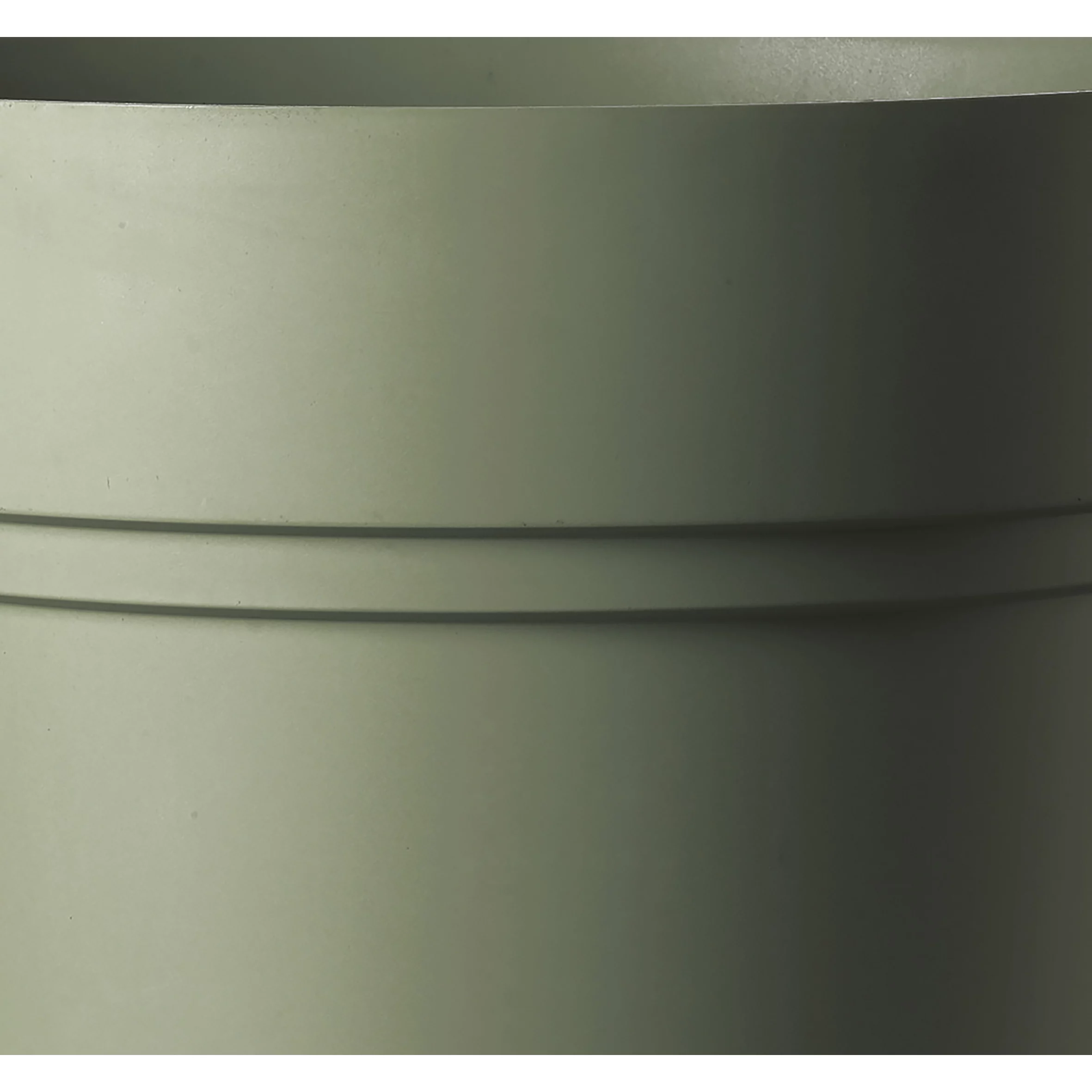 Verve Nurgul Deep Lichen Green Polypropylene (PP) Circular Plant Pot (Dia)58cm - Image 2