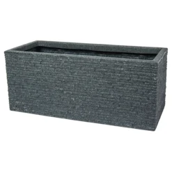Verve Sinni Grey Rectangular Trough
