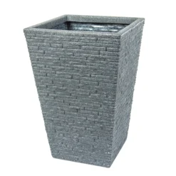 Verve Sinni Grey Square Planter