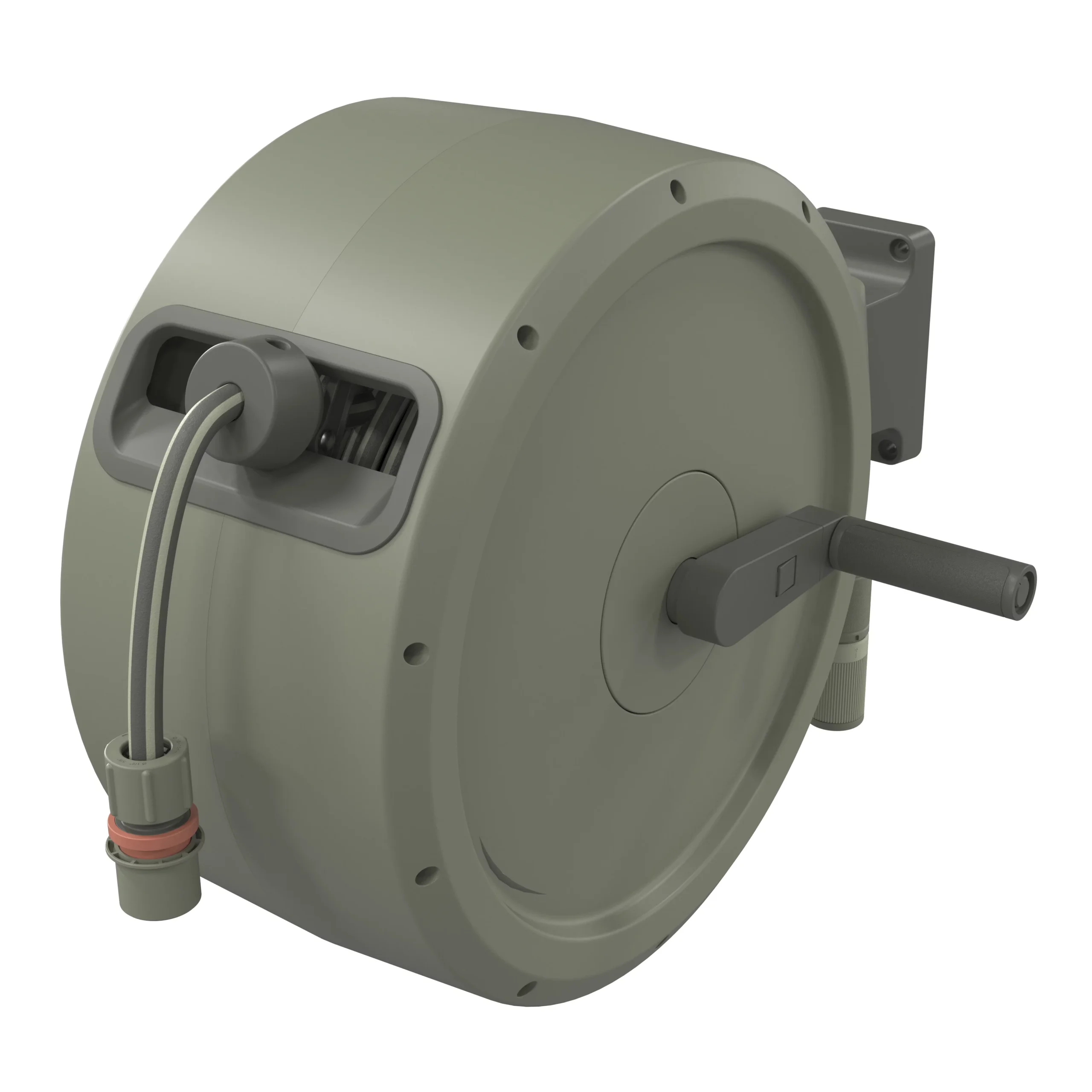 Verve Wall-mounted Manual Hose Reel Set (L)25m