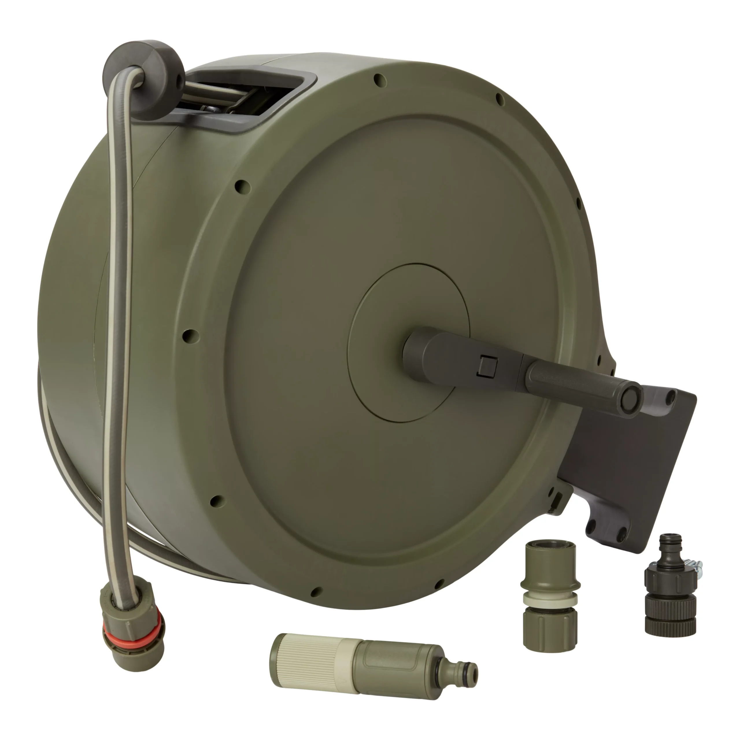 Verve Wall-mounted Manual Hose Reel Set (L)25m - Image 2