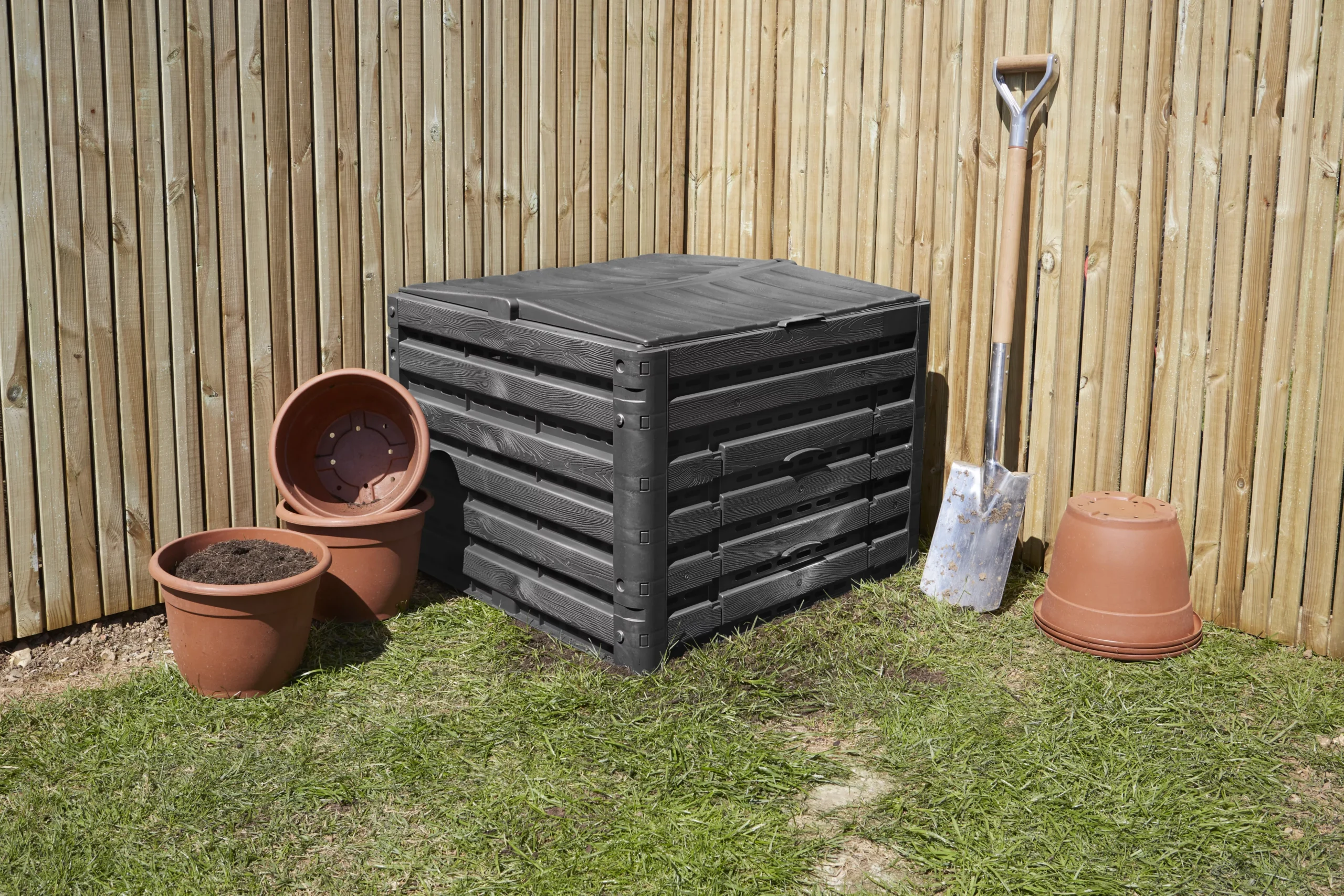 Verve Wood Effect Composter 400L - Image 4