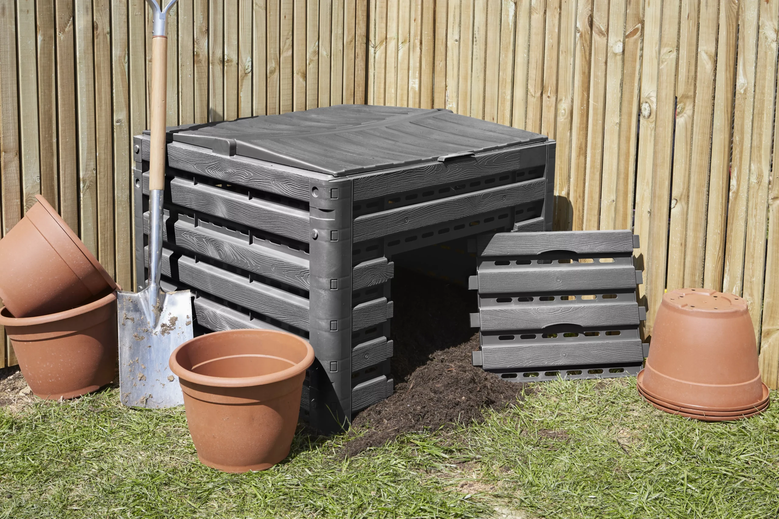 Verve Wood Effect Composter 400L - Image 7