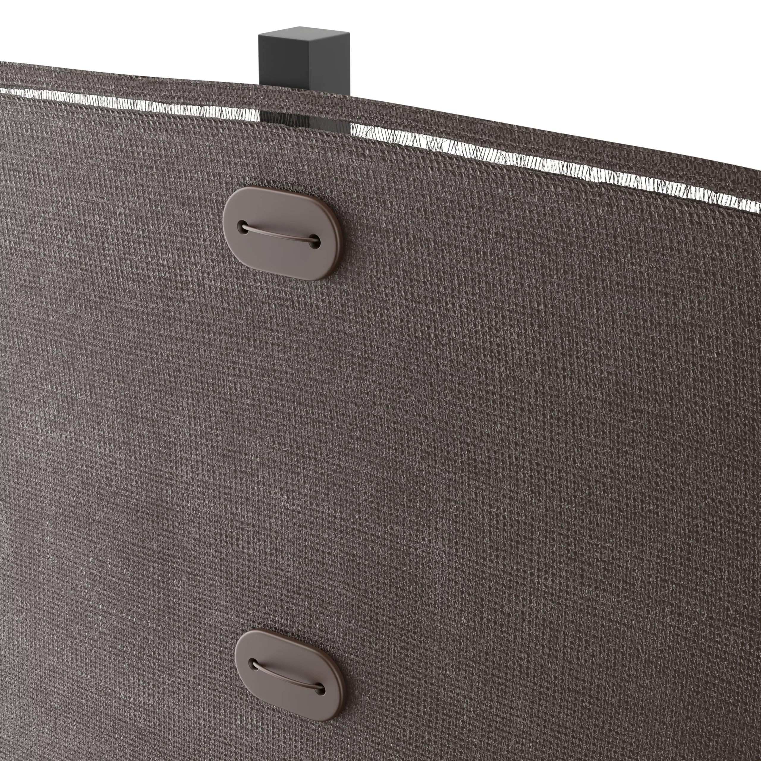 Woven Breeze Brown High-density Polyethylene (HDPE) & Woven Fibre Garden Screen (H)1m (W)3m - Image 4